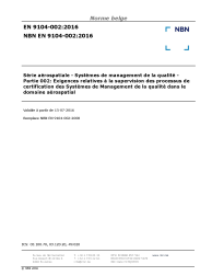 NBN EN 9104-002:2016