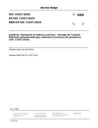NBN EN ISO 11427:2024