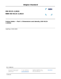 NBN ISO 8115-1:2023