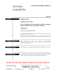 UNE-EN ISO 9902-4:2001/A1:2009