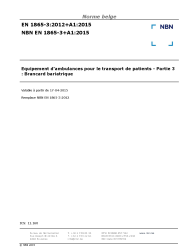 NBN EN 1865-3+A1:2015