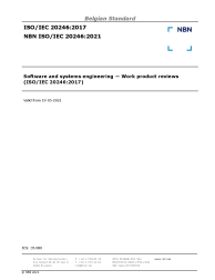 NBN ISO/IEC 20246:2021