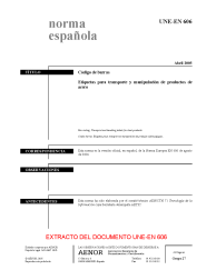 UNE-EN 606:2005 (R2009)