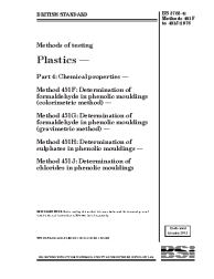 BS 2782-4:Methods 451F to 451J:1978