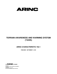 ARINC Characteristic 762-1:2000