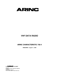 ARINC Characteristic 750-4:2004