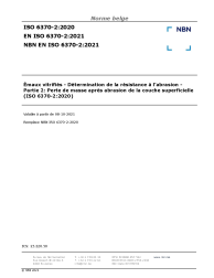 NBN EN ISO 6370-2:2021