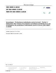 NBN EN ISO 4869-2:2018