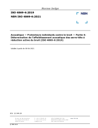 NBN ISO 4869-6:2021
