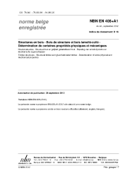NBN EN 408+A1:2012