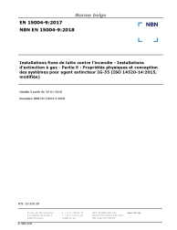 NBN EN 15004-9:2018