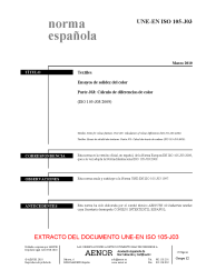 UNE-EN ISO 105-J03:2010