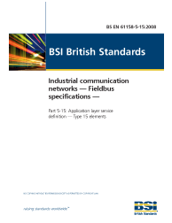 BS EN 61158-5-15:2008