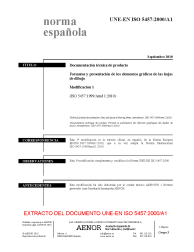 UNE-EN ISO 5457:2000/A1:2010