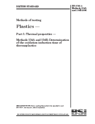BS 2782-1:Methods 134A and 134B:1992