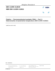 NBN ISO 11359-3:2021