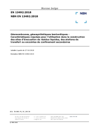 NBN EN 13492:2018