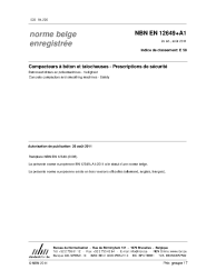 NBN EN 12649+A1:2011