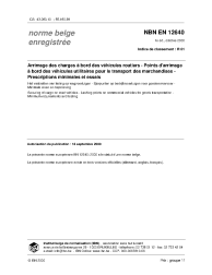 NBN EN 12640:2000