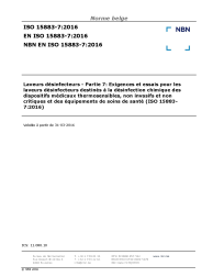 NBN EN ISO 15883-7:2016