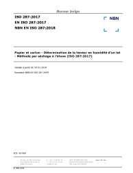 NBN EN ISO 287:2018