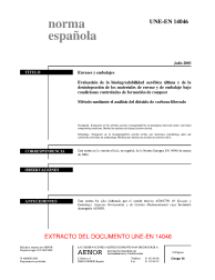 UNE-EN 14046:2003 (R2019)