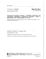NBN EN 658-1:1998