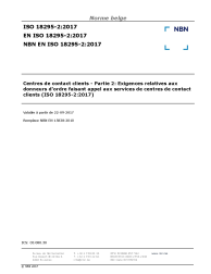 NBN EN ISO 18295-2:2017