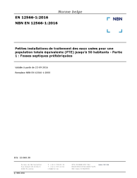 NBN EN 12566-1:2016