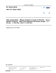 NBN EN 3666:2020