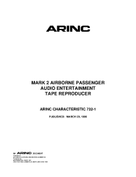 ARINC Characteristic 732:1996