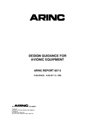 ARINC Report 607-3:1998