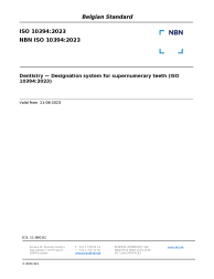 NBN ISO 10394:2023