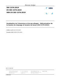 NBN EN ISO 2376:2019