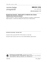 NBN EN 12786:1999