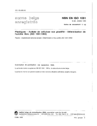 NBN EN ISO 1061:1999