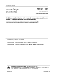 NBN EN 14801:2006