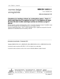 NBN EN 15502-2-1:2012