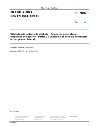 NBN EN 1501-2:2021