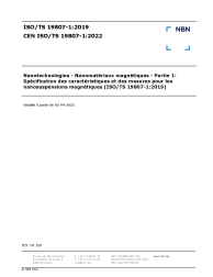 CEN ISO/TS 19807-1:2022