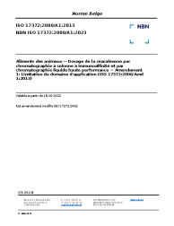 NBN ISO 17372:2008/A1:2023