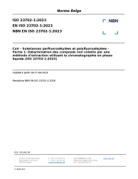NBN EN ISO 23702-1:2023