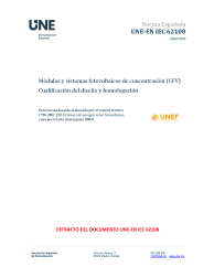 UNE-EN IEC 62108:2023
