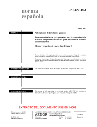 UNE-EN 14562:2007 (R2016)