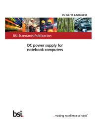 PD IEC/TS 62700:2014