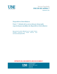 UNE-EN IEC 60904-7:2020