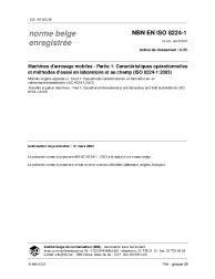 NBN EN ISO 8224-1:2003