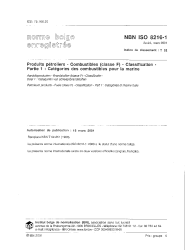 NBN ISO 8216-1:2001