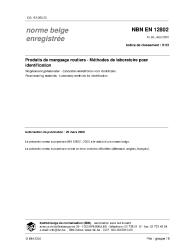 NBN EN 12802:2000