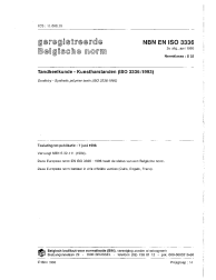 NBN EN ISO 3336:1996